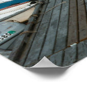 Row Boats bij Dock Poster (Hoek)