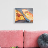 Row Boats Canvas Afdruk (Insitu (Woonkamer))
