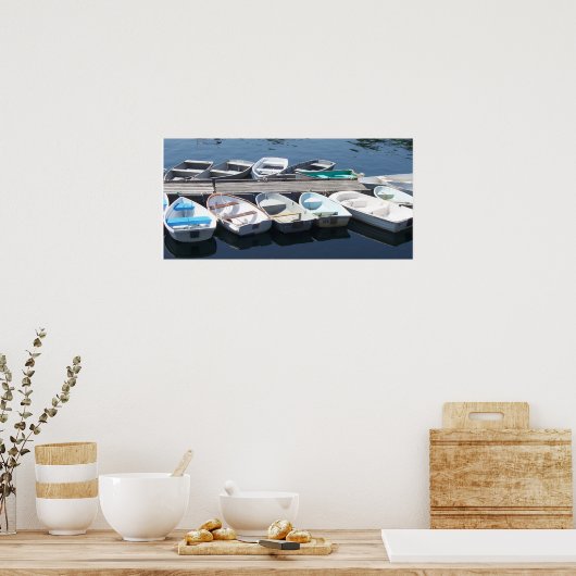 Row Boats Poster (Keuken)