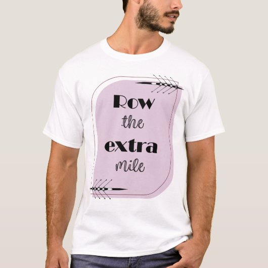 Row de extra mijl t-shirt (Voorkant)