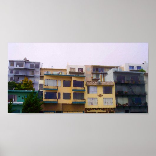 Row Homes Poster (Voorkant)