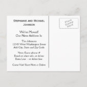 Row House We hebben verhuisd Adreswijziging Nieuwe Aankondigingskaart (Achterkant)