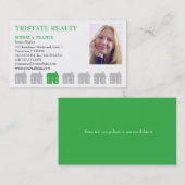 Row Houses Green Real Estate Visitekaartje (Voorkant / Achterkant)