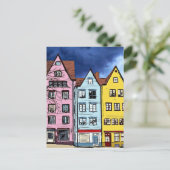 ROW HOUSSEN ART COLORFUL BRIEFKAART (Staand voorkant)