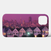 Row-huizen op zonsondergang in San Francisco Case-Mate iPhone Case (Achterkant (horizontaal))