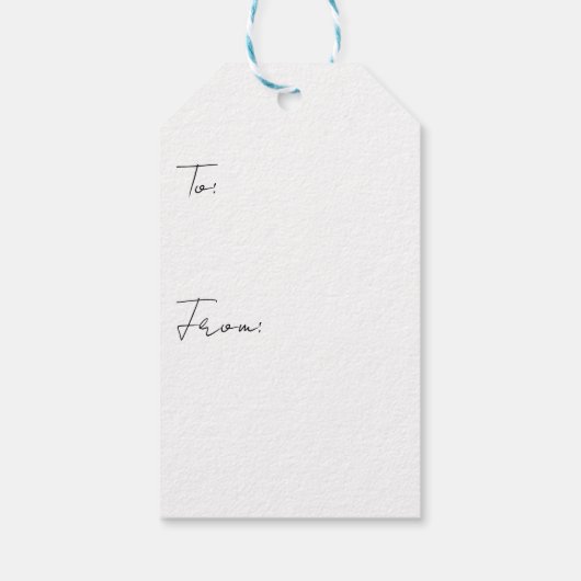 Row Of Houses Cadeaulabel (Achterkant)