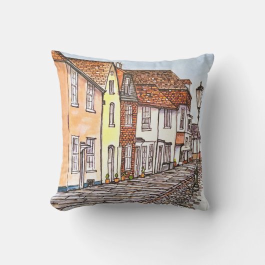 Row Of Houses Kussen (Voorkant)