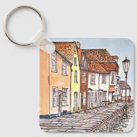 Row Of Houses Sleutelhanger (Voorkant)