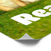 Row of Puppy Bunnies Poster (Hoek)