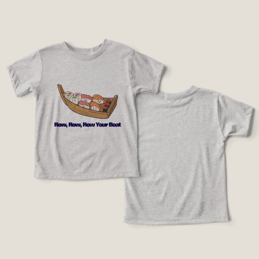 Row, Row, Row je boot (Ontwerp Voorkant & Achterkant)