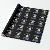 Row Row Row uw geit Funny Animal Pun Dark BG Cadeaupapier (Uitgerold)