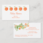 Row van de Griekse mammie van Peaches Row. Visitekaartje (Voorkant / Achterkant)