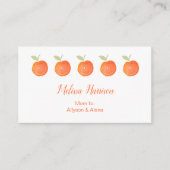 Row van de Griekse mammie van Peaches Row. Visitekaartje (Voorkant)