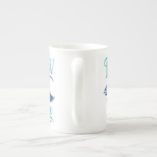 Row Venice Bone China mok (Achterkant)