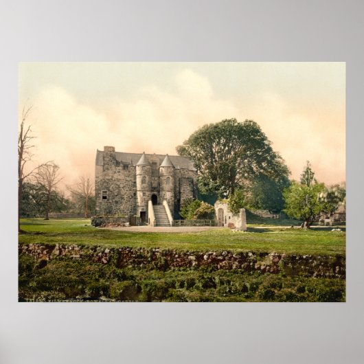 Rowallan Castle, Kilmarnock, Ayrshire, Schotland Poster (Voorkant)