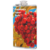 Rowan-berry grappig aanpasbaar heupfles (Links)