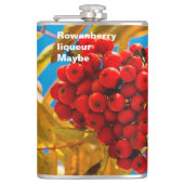 Rowan-berry grappig aanpasbaar heupfles (Voorkant)