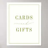 ROWAN groene kaarten en cadeaus poster (Voorkant)
