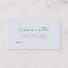 ROWAN Jongen Blauwe Luier Raffle Kaart