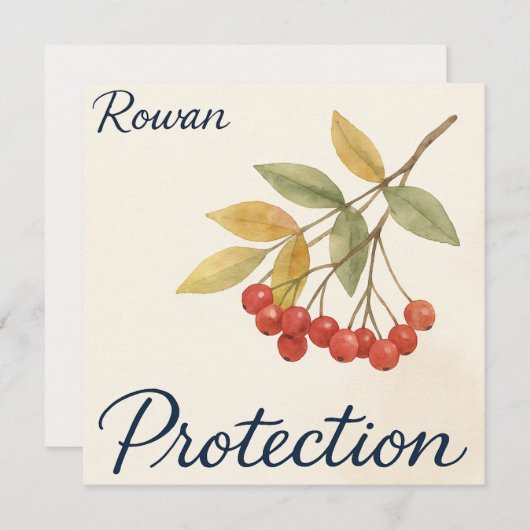 Rowan Protection Card (Voorkant / Achterkant)