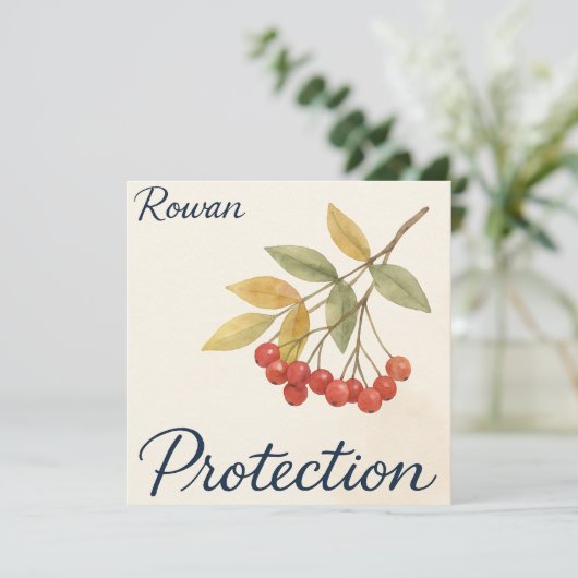 Rowan Protection Card (Staand voorkant)