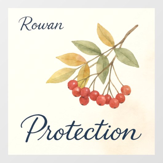 Rowan Protection Raamsticker (Vel)