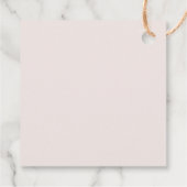 ROWAN Roze Rustiek Eenvoudig Baby shower Dank u Bedankjes Labels (Achterkant)