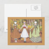 Rowan springt naar boven als een houten Elf Paper  Briefkaart (Voorkant / Achterkant)