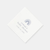 ROWAN Summer Boy Blue Boho Regenboog Baby shower Servet (Hoek)