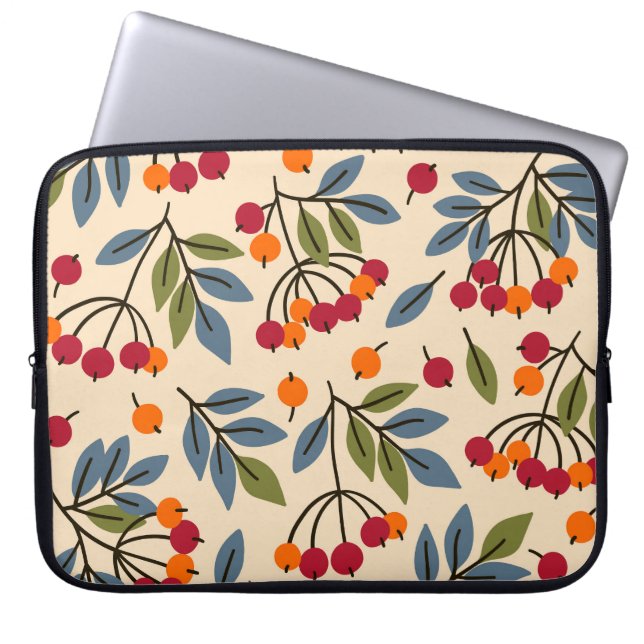 Rowan takken: Textiel  charme Laptop Sleeve (Voorkant)