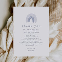 ROWAN Unique Boy Blue Boho Regenboog Baby shower