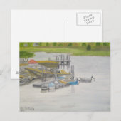 RowBoatsMenemshaPond Briefkaart (Voorkant / Achterkant)