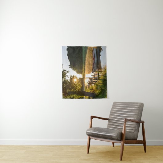 Rowboot Moored bij Lake Wandkleed (In situ)