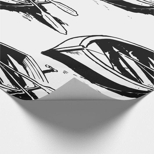 Rowboot Sketch Cadeaupapier