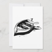 Rowboot Sketch Kaart (Voorkant)