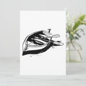 Rowboot Sketch Kaart (Staand voorkant)