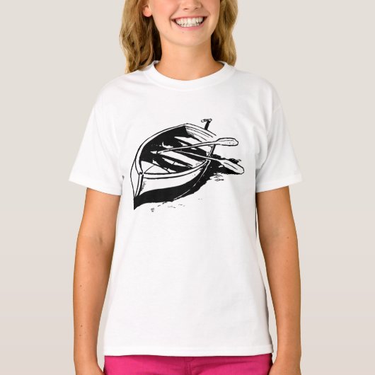 Rowboot Sketch T-shirt (Voorkant)