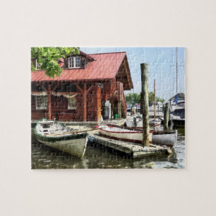 Rowboten door de stichters Park Alexandria VA Legpuzzel