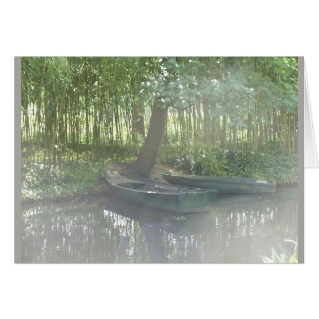 Rowboten in Monet's Garden, Frankrijk (Voorkant Horizontaal)