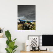 Rowboten op de kust | Engeland Poster (Thuiskantoor)