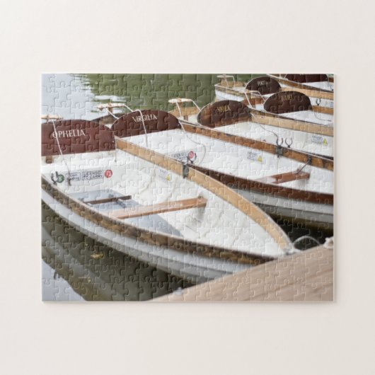 Rowboten op de Stratford Upon Avon Boats Legpuzzel (Horizontaal)