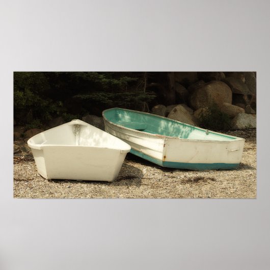 Rowboten Wooden Boats Nautisch Poster (Voorkant)
