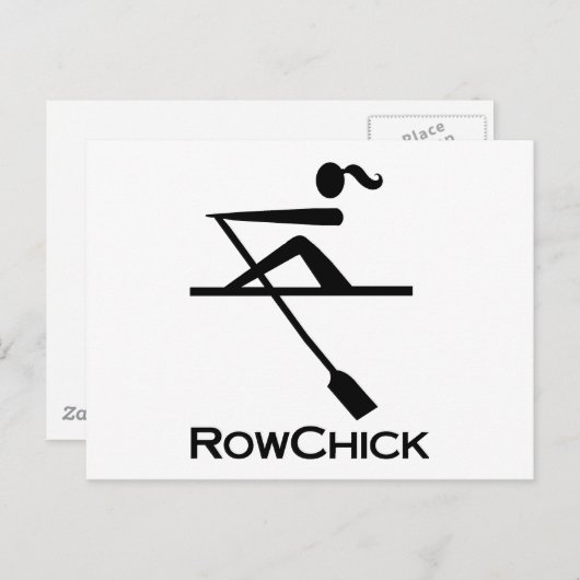 RowChick Logo Briefkaart (Voorkant / Achterkant)