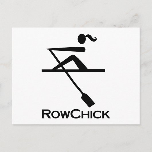 RowChick Logo Briefkaart (Voorkant)
