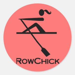 RowChick Logo Ronde Sticker