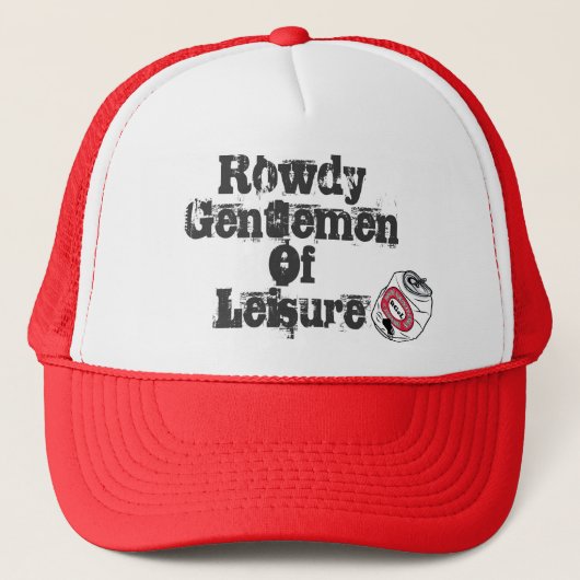 Rowdy in de ware zin van het woord. trucker pet (Voorkant)