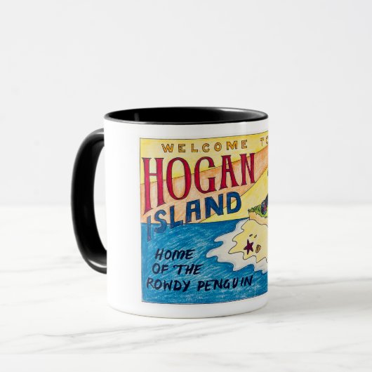 Rowdy Penguin Mok (Voorkant links)