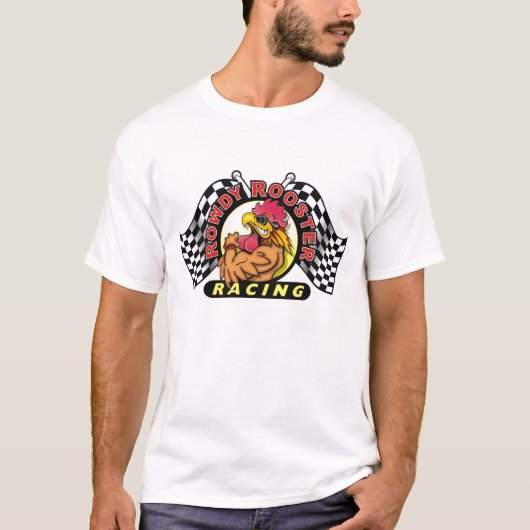 Rowdy Rooster Racing 2 T-shirt (Voorkant)