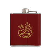 Rowdy's Whiskey Heupfles (Achterkant)