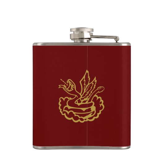 Rowdy's Whiskey Heupfles (Achterkant)